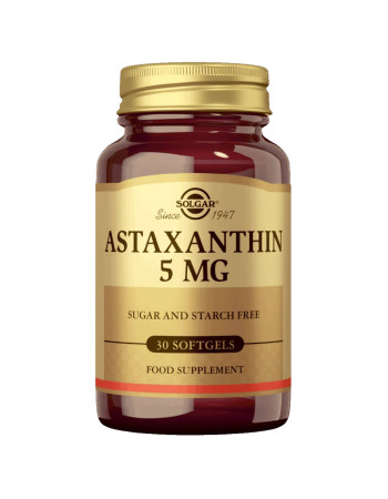 Solgar® Astaksantiini 5 mg 30 softgelkapseli