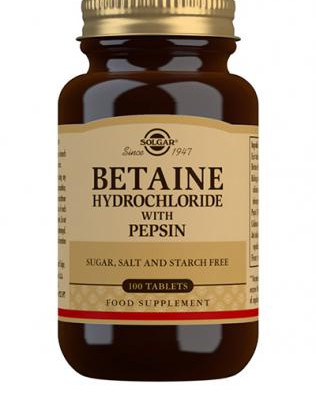 Sogar Betaiinihydrokloridi + pepsiini -suolahappo 100 tabl
