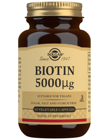 Solgar Biotiini 5000 µg 50 vegekapsl