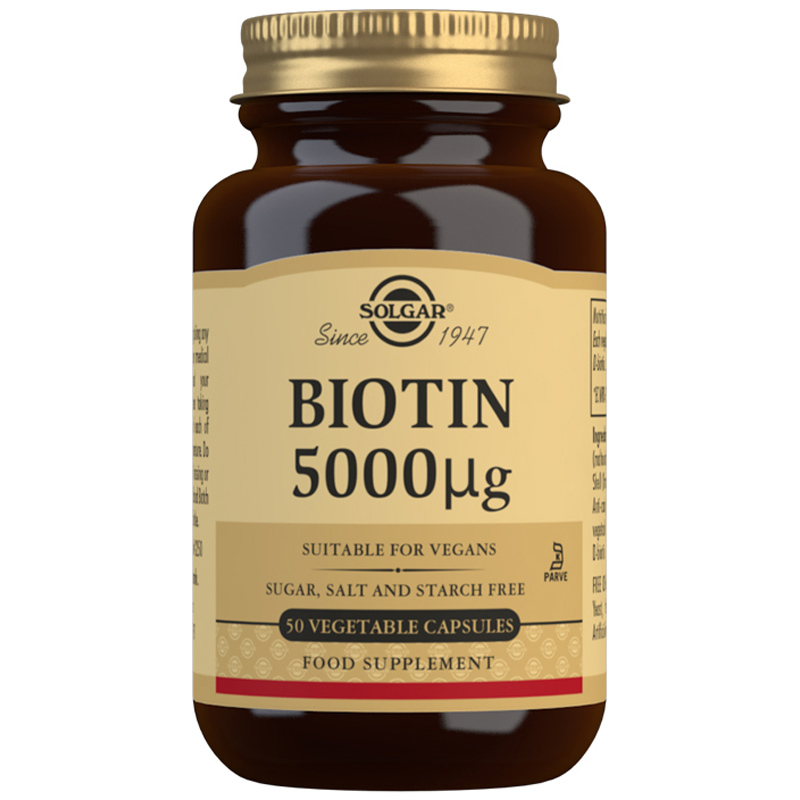 Solgar Biotiini 5000 µg 50 vegekapsl