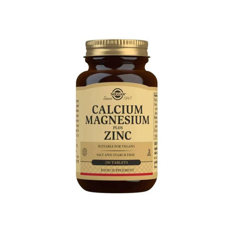 Solgar Kalsium Magnesium + Sinkki 250 tabl