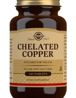 Solgar Kuparikelaatti 100tbl