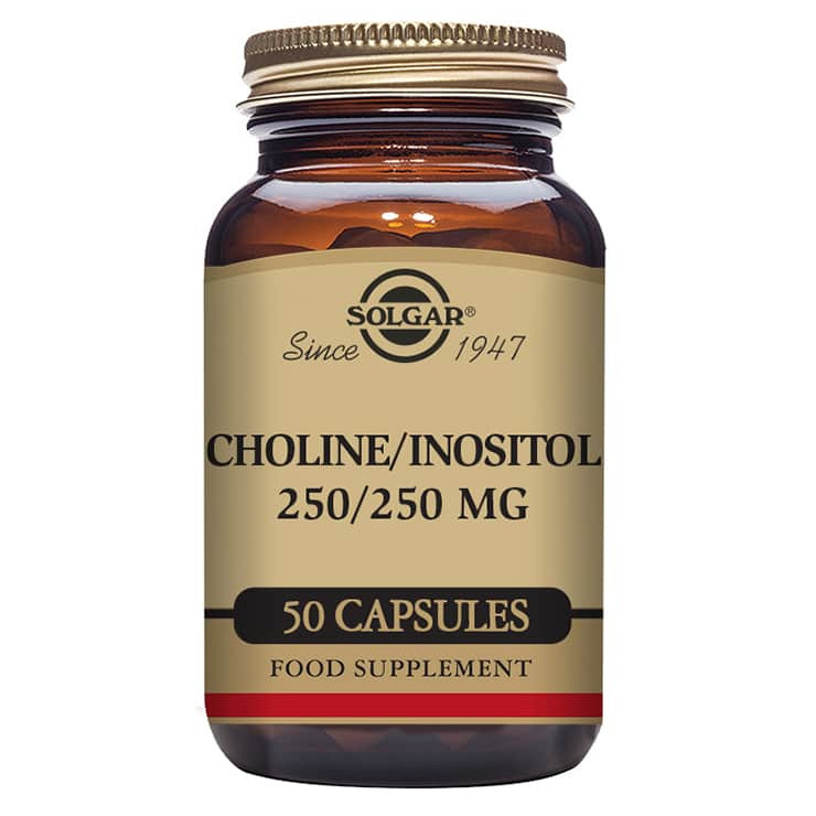 Solgar Koliini/Inositoli 250/250 mg 50kps.