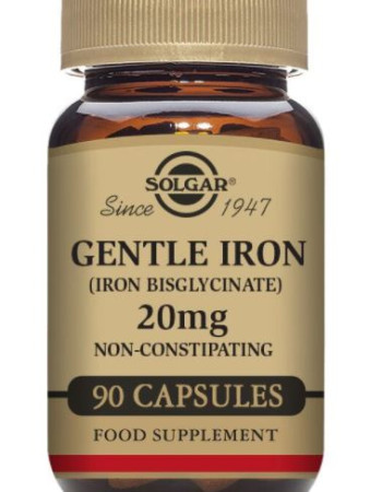 Solgar Gentle Iron 20 mg rautakapselit 90 vegicaps