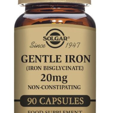 Solgar Gentle Iron 20 mg rautakapselit 90 vegicaps