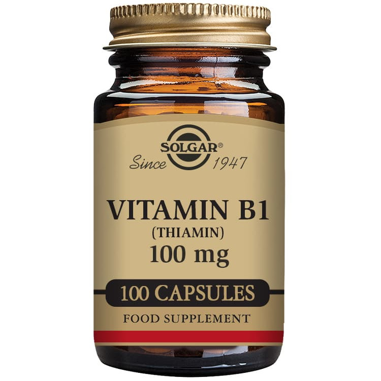 Solgar b1 vitamiini 100mg (tiamiini)