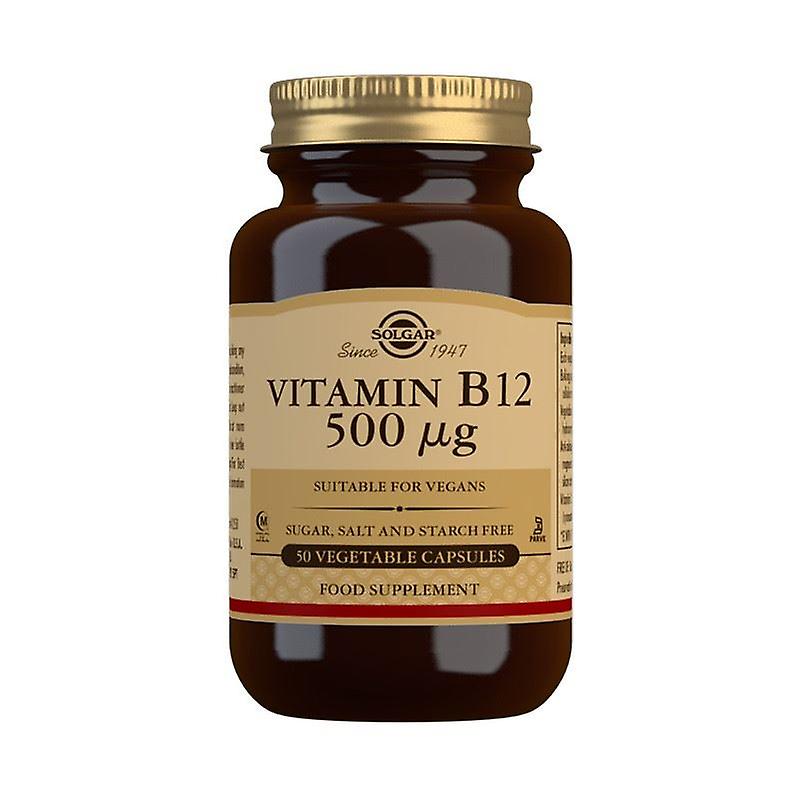 Solgar B12 vitamiini 500 µg 50kaps