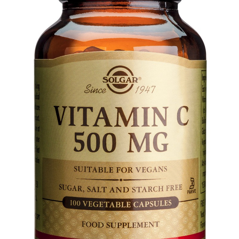 Solgar C-vitamiini 500 mg 100 kaps