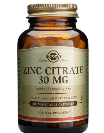 Solgar Sinkkisitraatti 30 mg 100 kapselia 