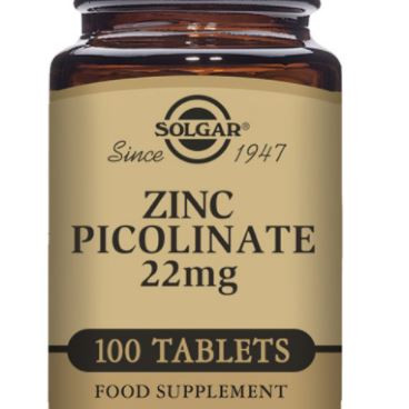 Solgar Sinkkipikolinaatti 22 mg 100tbl 