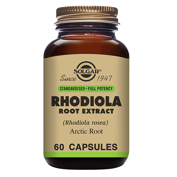 Solgar rhodiola ruusujuuriuute 60 vegekapsl