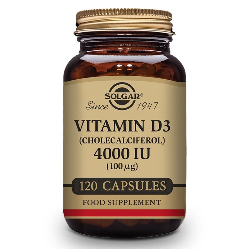 SOLGAR Vitamin D3 4000iu 120 caps