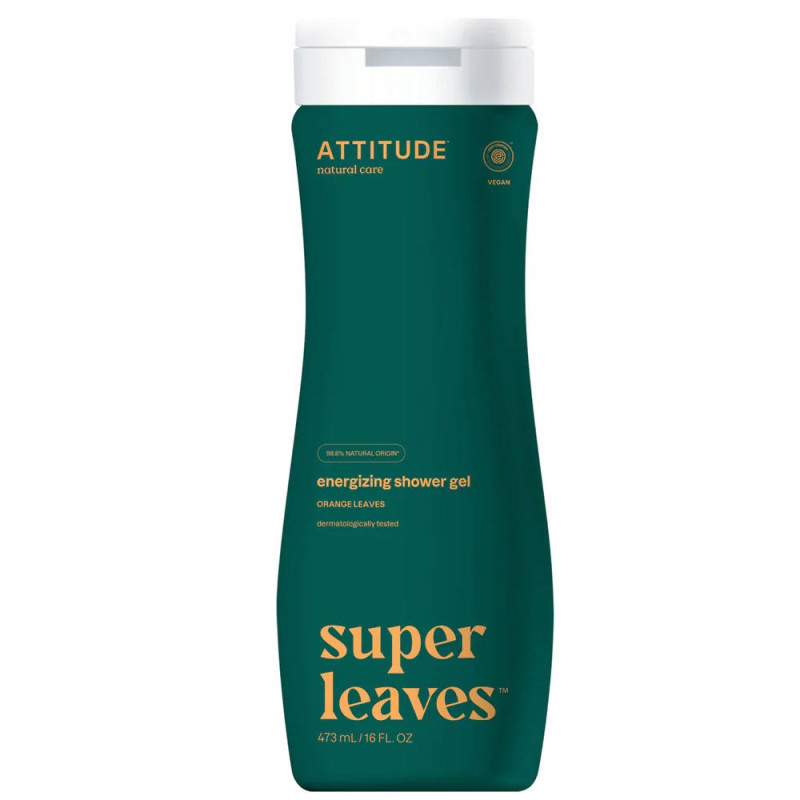 attitude super leaves suihkugeeli orange virkistävä 473ml