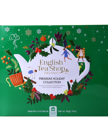 English tea Shop - Premium holiday collection 36 pussia, vihreä metalli rasia