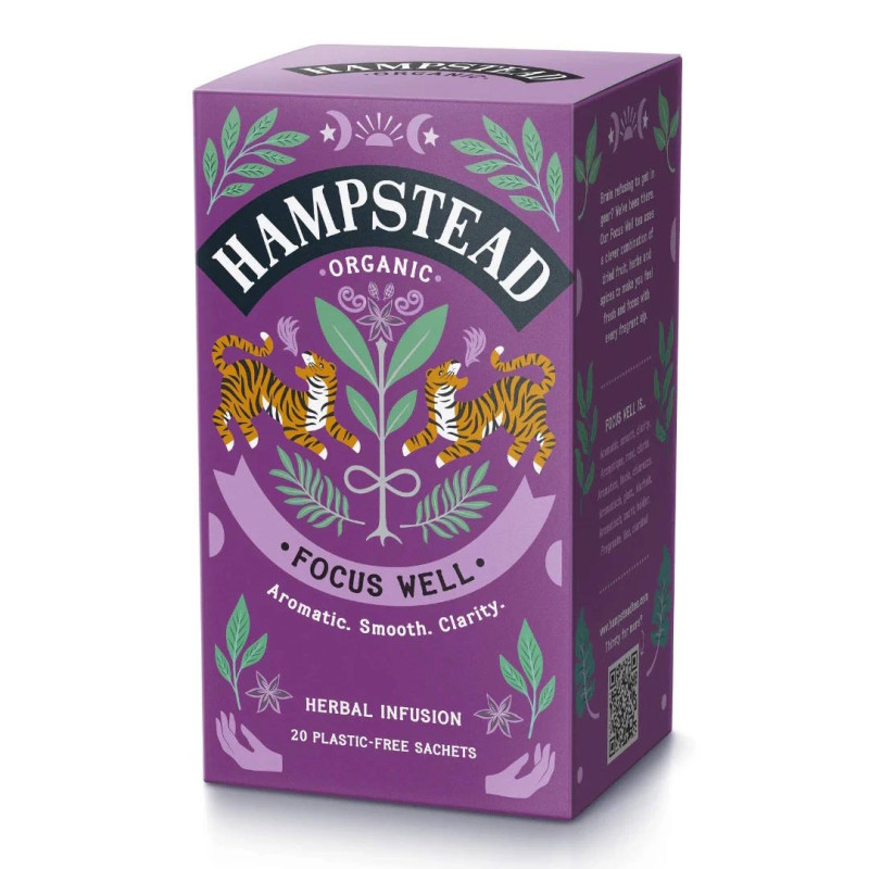 Hampstead Luomu Focus Well Yrttitee 20pss