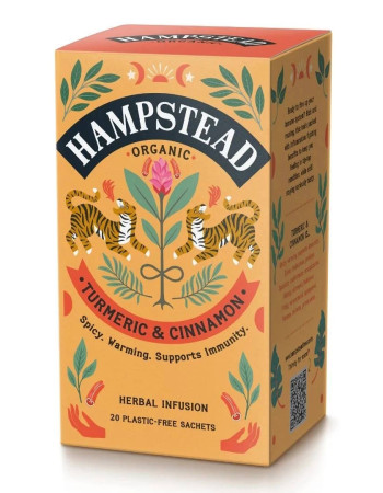 Hampstead Luomu Kurkuma & kaneli Yrttitee 20pss