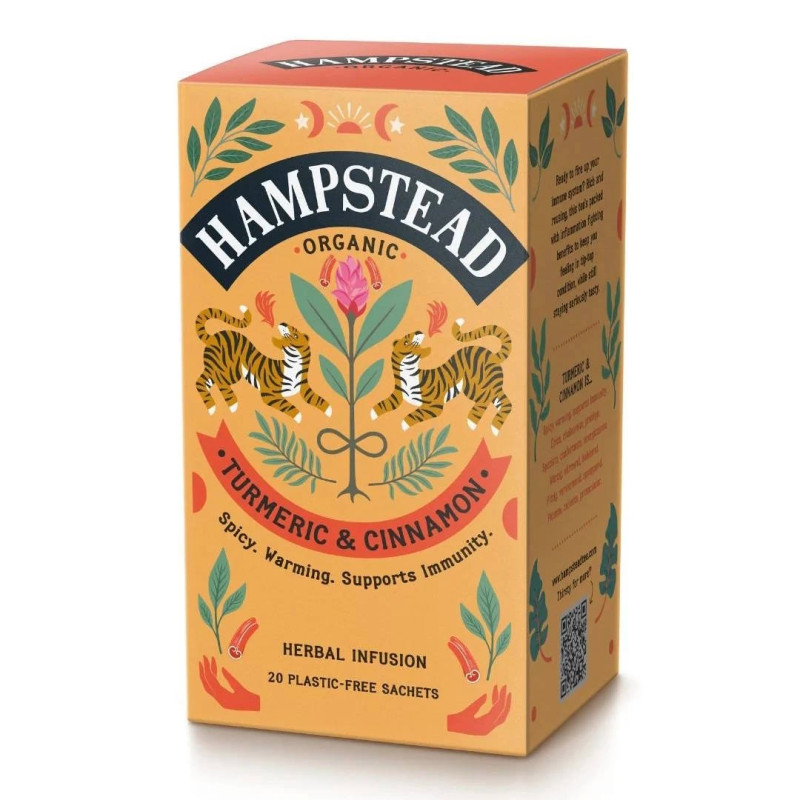 Hampstead Luomu Kurkuma & kaneli Yrttitee 20pss