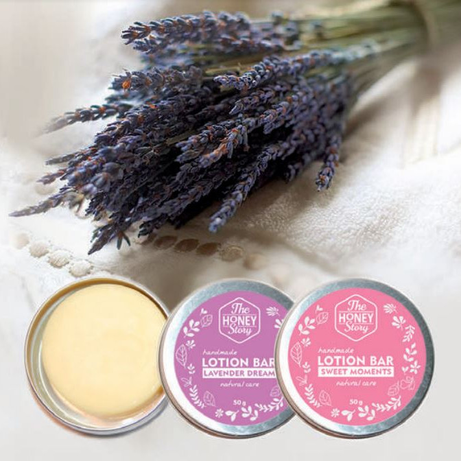 The honey story Voidepala Sweet Moments 50g lotion bar HELMIKUUN HELMET TARJOUS (ennen 12,50€)