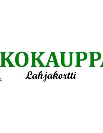 Ekokaupan lahjakortti 10 euroa 