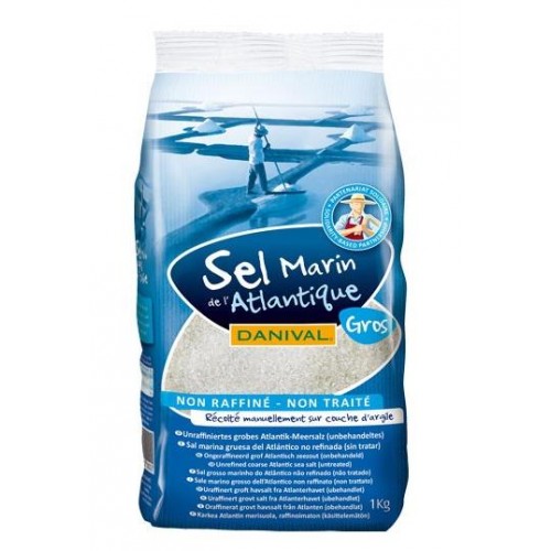 Danival hieno puhdistamaton (raffinoimaton) merisuola 1kg