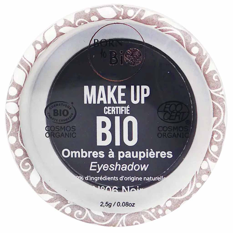 BORN TO BIO ORGANIC EYE SHADOW N°6 - LUOMIVäRI NOIR 2,5G