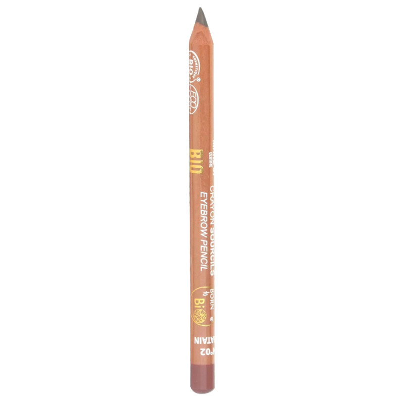 Born to Bio Organic Eyebrow Pencil N°2 - Kulmakynä Châtain 1,14g