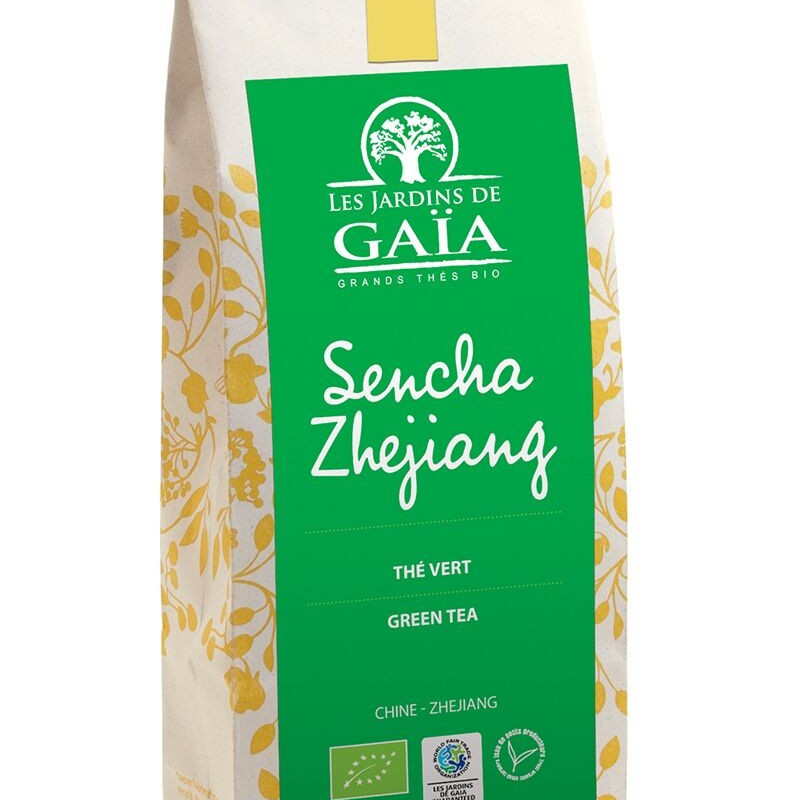 Gaia green tea Sencha Zhejiang - vihreä irtotee 100g