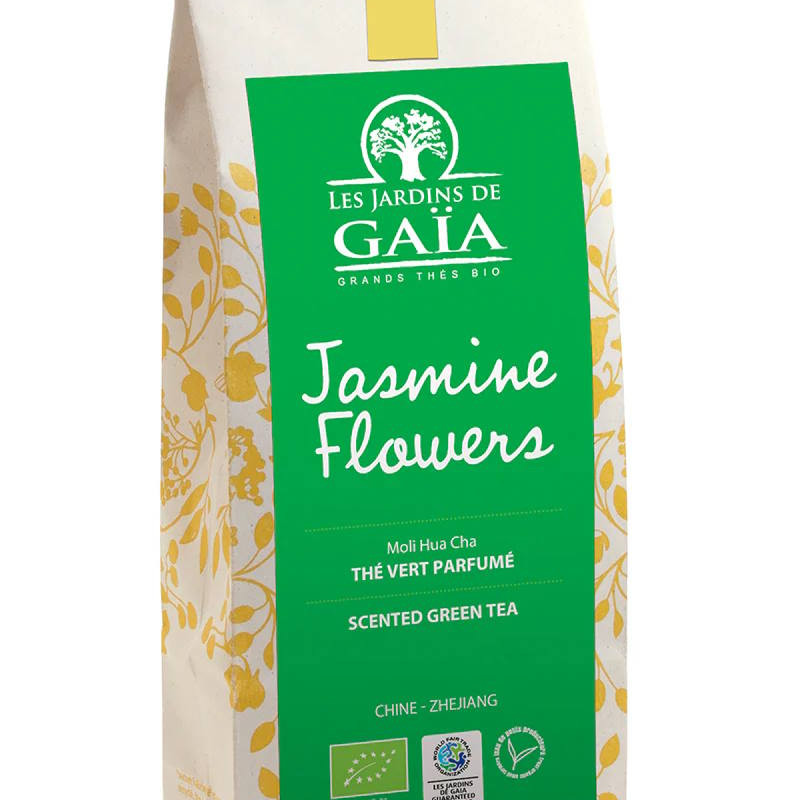 Gaia Jasmine, vihreä irtotee luomu 100g