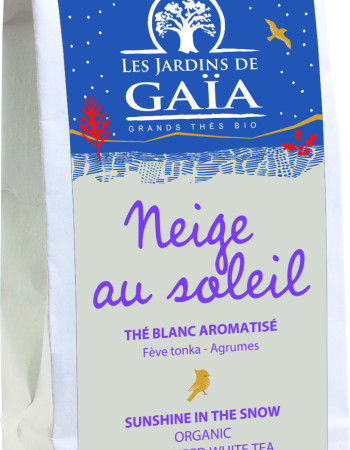 Les Jardins de Gaïa Luomu Sunshine in the snow valkoinen irtotee 50g