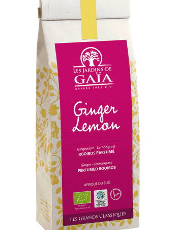 Les Jardins de Gaïa Luomu Inkivääri-sitruuna rooibos irtotee 100g