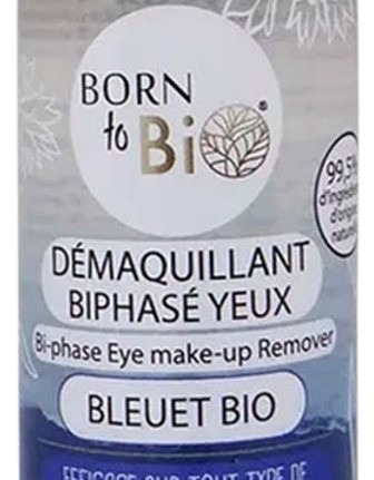 Born to Bio Organic Blueberry Floral Water Biphasic Vedenkestävän Silmämeikinpoistoaine 100ml