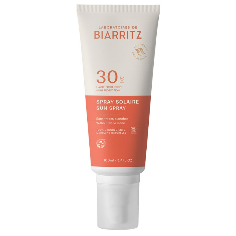 Laboratoires de Biarritz Sun Spray Aurinkosuojasuihke SPF30 100ml 
