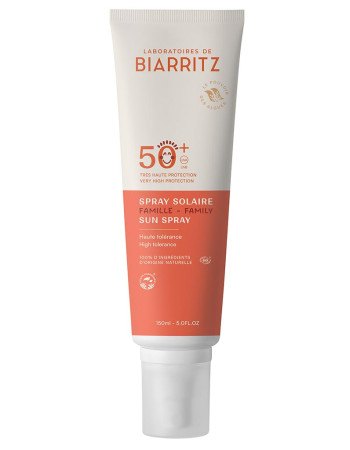 Laboratoires de Biarritz Sun Spray Aurinkosuojasuihke SPF50+ 150ml Family Size 