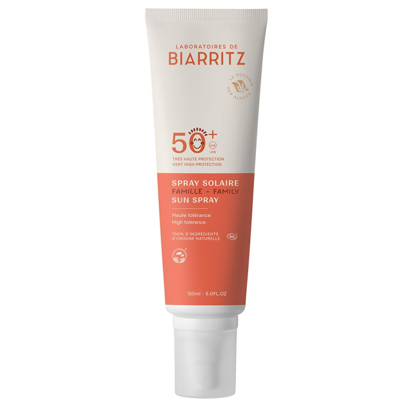 Laboratoires de Biarritz Sun Spray Aurinkosuojasuihke SPF50+ 150ml Family Size 