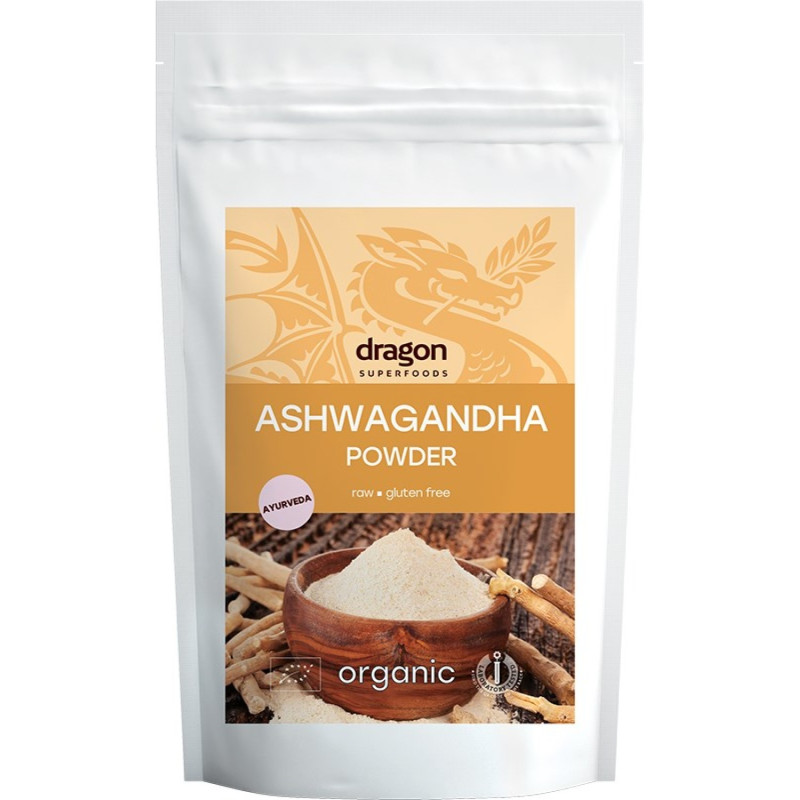 Dragon superfoods Ashwagandha-jauhe 200g luomu