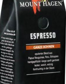 Mount Hagen Espresso kokonainen papu 250g