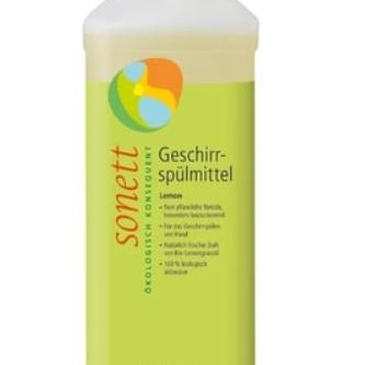 Sonett käsitiskiaine, sitruuna 1000ml luomu täyttöpakkaus
