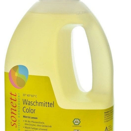Sonett pyykinpesuaine Mint & Lemon värilliselle pyykille 1,5l
