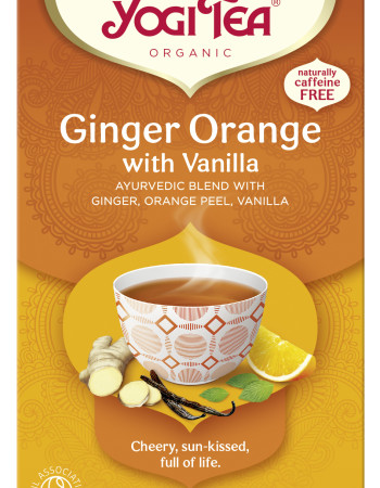 yogi tea ginger orange with vanilla