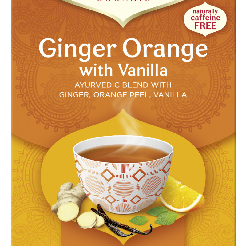 yogi tea ginger orange with vanilla