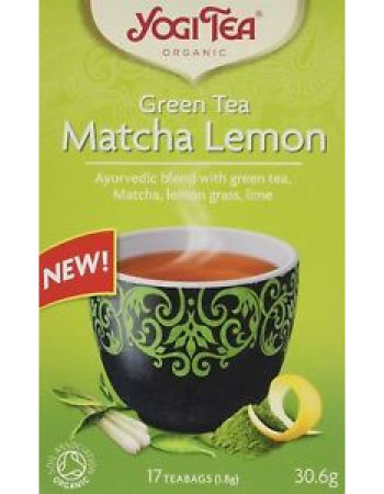 Yogi green tea matcha lemon tee