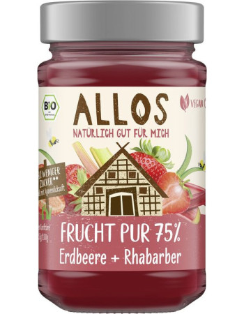Allos mansikka-raparperisose luomu 250g