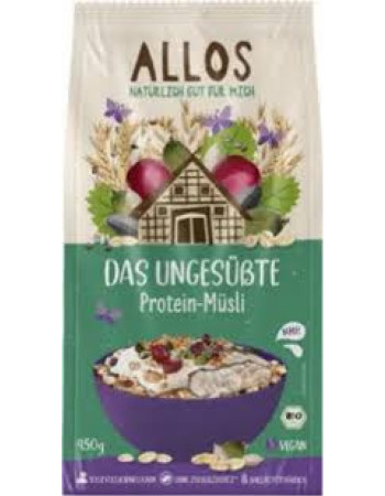 Allos Luomu Makeuttamaton Proteiinimysli 450g