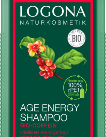 Logona age energy shampoo tuuheuttava, ohenevalle hiukselle