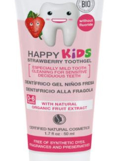 Logona Happy Kids hammastahnageeli mansikka lapsille 50ml