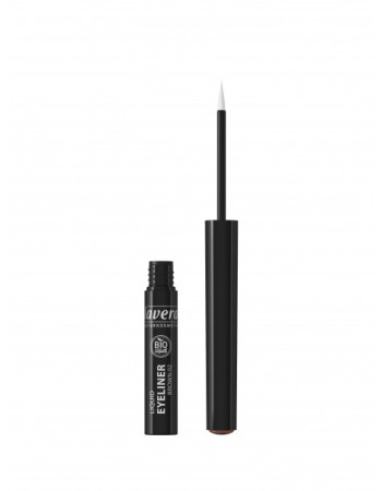 Lavera Liquid Eyeliner – Nestemäinen Silmänrajauskynä Brown 02