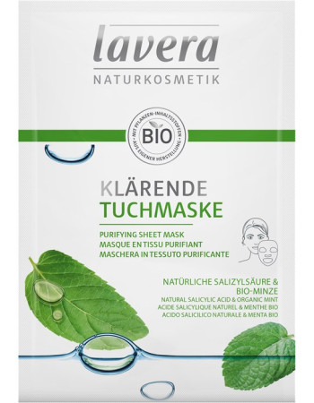Lavera Purifying sheet mask puhdistava kangasnaamio