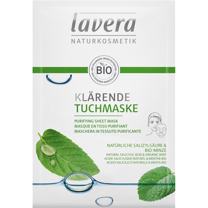 Lavera Purifying sheet mask puhdistava kangasnaamio