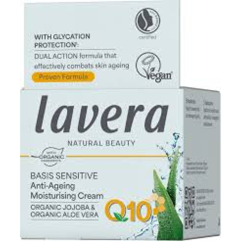Lavera Basis Sensitiv Q10 Anti-Ageing Kosteusvoide 50ml