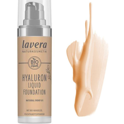 Lavera Hyaluron Liquid Foundation - Natural Ivory 01, 30ml